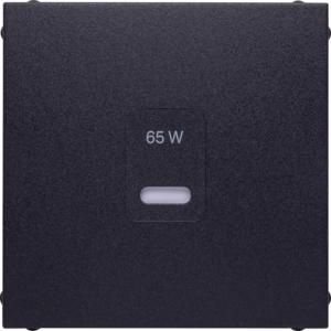 Centraalplaat voor USB berker S.1/B.3/B.7 antraciet mat