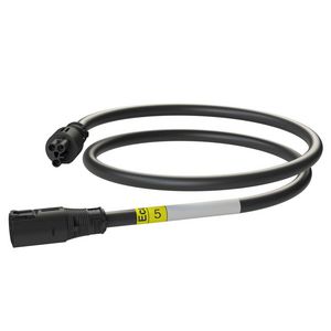 Koppelsnoer AW 5m 3G2,5 zwart Eca VVE=10