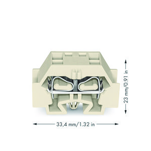 4-draads klem zonder drukknop Ex e II licht 262-280 VVE=50