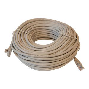 Patchkabel / netwerkkabel CAT5e UTP PVC molded grijs 30meter