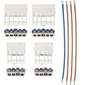 Aansluitblok + bedrading 3-fasen