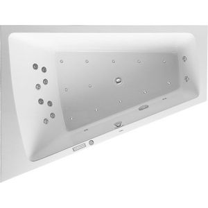 Whirlbad Paiova 1800x1400mm wit hoek L, inbouw, Combi E