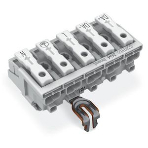 Kroonklem Drukknop extern Linect wit 294-8235 VVE=250