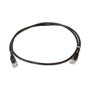 Patchkabel / netwerkkabel CAT5e UTP PVC molded zwart 1.0meter