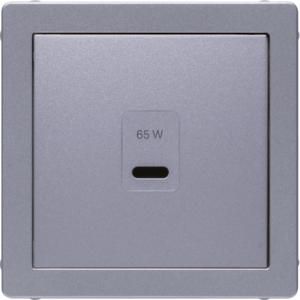 Centraalplaat voor USB berker Q.1/Q.3/Q.7 alu soft finish