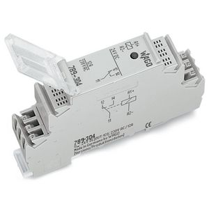 Relaismodule AC 230V 1 wisselcontact grijs 789-508