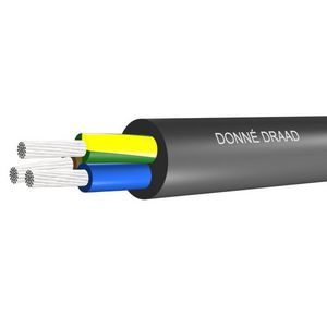 Rol a 100m. Neopreenkabel RMcLz Eca-D-zwart 4G2,5mm²