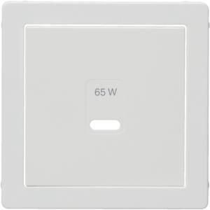 Centraalplaat voor USB berker Q.1/Q.3/Q.7 polarwit soft fini