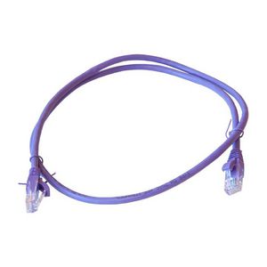 Patchkabel / netwerkkabel CAT5e UTP PVC molded paars 1.0meter