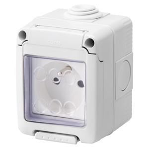 WATERDICHTE KAST COMPLEET+SYSTEM APPARATEN-MET CONTACT VVE=5