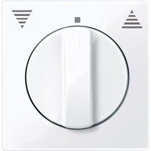 Centraalplaat voor jaloezieschakelaar Actief wit Systeem M