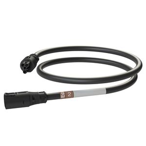 Koppelsnoer AW 2m 3G2,5 zwart Eca VVE=20
