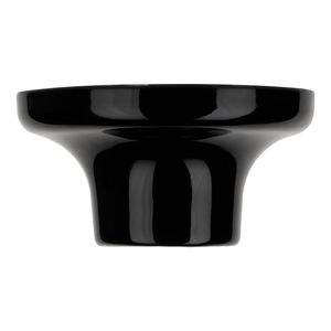 Plafondlamp porselein E27 100x52mm zwart