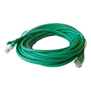 Patchkabel / netwerkkabel CAT5e UTP PVC molded groen 7.5meter