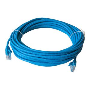 Patchkabel / netwerkkabel CAT5e UTP PVC molded blauw 10meter
