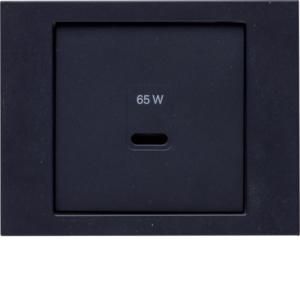 Centraalplaat voor USB berker K.1 antraciet mat