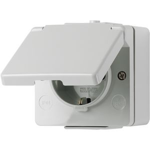 Wandcontactdoos WG600 met R/A met onderkast