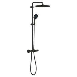 Tempesta 250 Cube Douchesysteem Max 8,0L/M matte black (mat zwart) (prof)