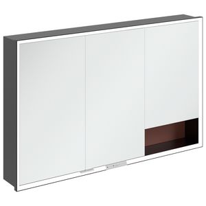 Inbouw-spiegelkast My View+ 1200x750x168mm Wine Red