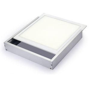 60x60 Opbouwframe kant en klaar+veersysteem v.LED paneel Wit