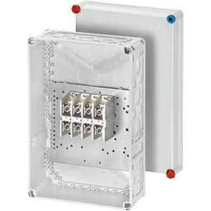 Kabeldoos IP65 BM3 2x 10-95 mm2 Cu/Alu 4 polig Grijs