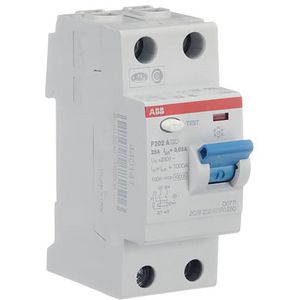 Aardlekschakelaar 2p 25 A 30mA