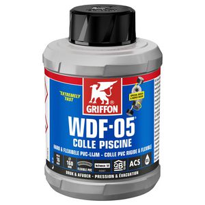 Flacon zeer snelle, thixotrope, blauwe hard PVC-lijm WDF-05 500ml VVE=12