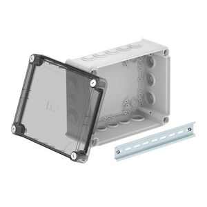 Kabeldoos hoge transparante deksel 240x190x115 polypr./Poly