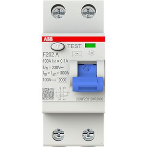 Aardlekschakelaar 2P 100A 100mA A type
