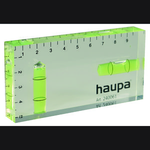 Waterpas HUPmini acryl 100x50mm architectenwaterpas