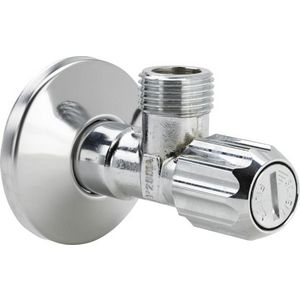 Ventiel 1/2x1/2xD12 messing/verchroomd/Helderglans