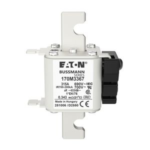 Zekering h. snelheid 315A AC 690V 200kA compact 1 45x VVE=3