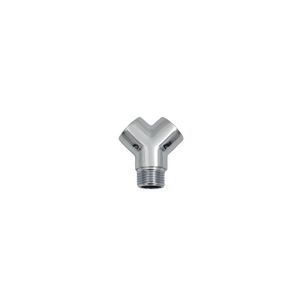 Y-stuk 1/2" bt. + 2x 1/2" bn. chroom