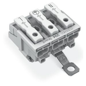 Kroonklem Drukknop extern Linect wit 294-8413 VVE=500