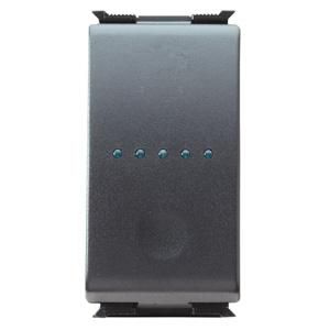 DRUKKNOP 1P 250 Vac-NO 16 A VERLICHTBAAR-"S NACHTS VERLICHT-