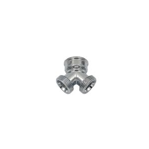 Y-stuk 3/4" bi. + 2x bt. chroom VVE=100