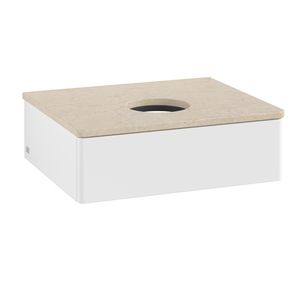 Wastafelonderkast Antao 600x190x500mm White Matt Lacquer K07013MT