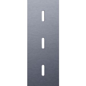 Drievoudige afdekpl. verticaal 71mm centerafstand drie enkel