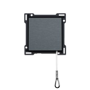 Afwerkingsset trekdrukknop blue grey coated