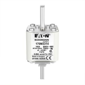 Zekering hoge snelheid 160A AC 690V compact 1 45x45x14 VVE=6