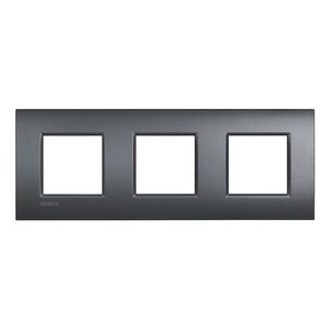 Afdekraam NL 2 + 2 + 2 modulen antraciet Livinglight AIR