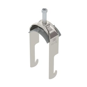 Beugelklem 2056 46-52mm rvs A2 1.4301 blank VVE=25