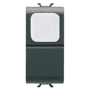 DRUKKNOP 1P 250 Vac-NO 16 A-OPAAL AFSCHERMING-1 MOD. VVE=12