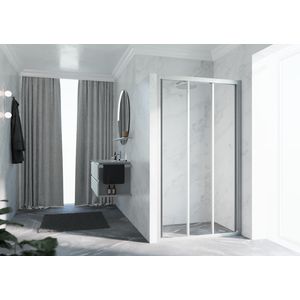 Schuifdeur LUN3P 1260-1320x1950mm matchroom helder