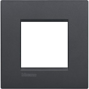 Afdekraam NL 2 modulen antraciet Livinglight AIR