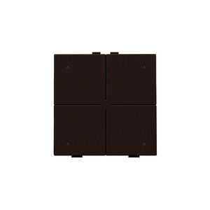 4-voudig drukknop leds/comfortsens. HomeControl d.brown