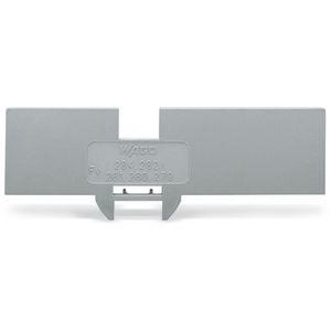 Reduceerafdekplaat 1mm met 4-dr. klemmen 284-336 VVE=25