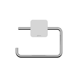 Closetrolhouder enkel zonder klep chroom TOPAZ