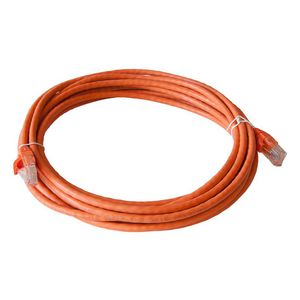 Netwerkkabel / patchkabel CAT5e UTP PVC molded oranje 5.0mtr.