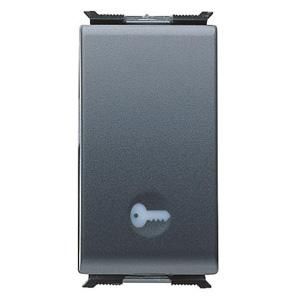 DRUKKNOP 1P 250 Vac-NO 16 A VERLICHTBAAR-SYMBOOL:.SLEUTEL-1